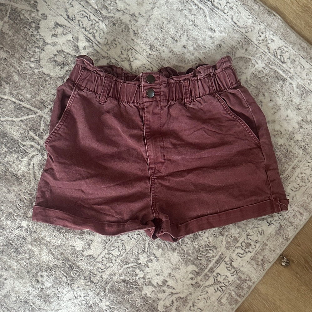 Universal Thread High Waist Maroon Shorts